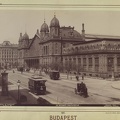 "A Nyugati pályaudvar épülete. A felvétel 1890 után készült." A kép forrását kérjük így adja meg: Fortepan / Budapest Főváros Levéltára. Levéltári jelzet: HU.BFL.XV.19.d.1.07.138