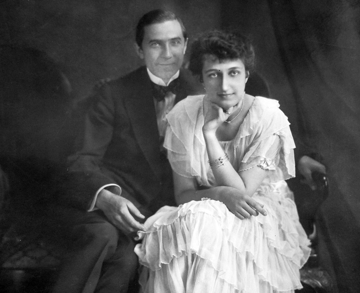 Lugosi Béla színművész és első felesége, Szmik Ilona.