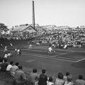 Salgótarjáni (Tomcsányi) út, Gázművek teniszpálya, Magyarország - Svájc (5:0) Davis kupa mérkőzés.