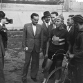 Szabó József utca, Millenáris pálya, a magyar kerékpáros körverseny (Tour de Hongrie) zárónapja 1949. július 1-én. A győztes francia André Labeylie.
