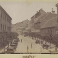 "Az egykori Újvilág, ma Semmelweis utca panorámaképe. A felvétel 1890 után készült." A kép forrását kérjük így adja meg: Fortepan / Budapest Főváros Levéltára. Levéltári jelzet: HU.BFL.XV.19.d.1.08.014