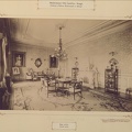 "A mozsgói Batthyány-Biedermann-féle kastély szalonja. A felvétel 1895-1899 között készült." A kép forrását kérjük így adja meg: Fortepan / Budapest Főváros Levéltára. Levéltári jelzet: HU.BFL.XV.19.d.1.13.057