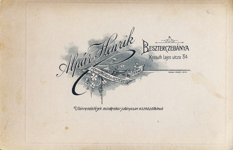 Kossuth Lajos utca 84., Alpár Henrik fényképészeti és festészeti műterme. fotok_54219.jpg